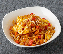 Рис с яйцом