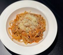 Спагетти с говядиной