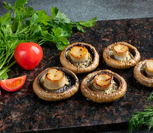 Грибы на мангале