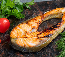 Сибас на мангале