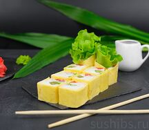 Ролл Мексика с копченым лососем