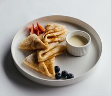 Блинчики со сгущенным молоком