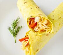 Салат-ролл Цезарь