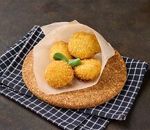 Сырные шайбы с беконом