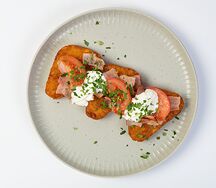 Драники с грудинкой