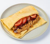 С рваной свининой BBQ