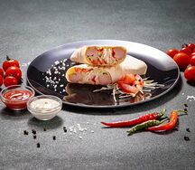 Двойной хот-дог в лаваше