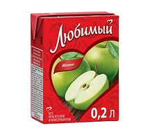 Сок Любимый Яблоко