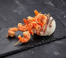 Якитори из креветок