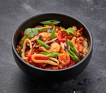 Рис с морепродуктами