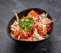 Теплый салат тори