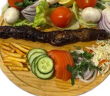 Бараний ливер в жировой плёночной сетке