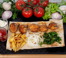 Шампиньоны на гриле