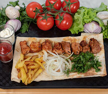 Кусочки свиного окорока