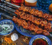 Шашлычок из курицы на компанию