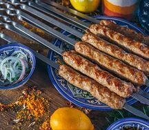 Люля-кебаб из свинины на компанию