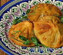 Манты жареные