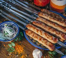 Люля-кебаб из курицы на компанию