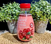 Морс из ягод клюквы Мираторг