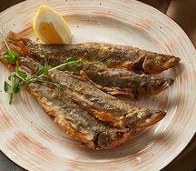 Корюшка жареная