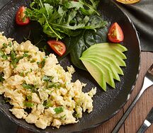 Скрембл со стручковой фасолью