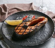 Стейк из лосося