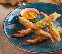 Тигровые креветки в темпуре