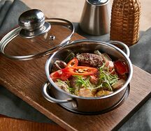 Свинина томленая с овощами