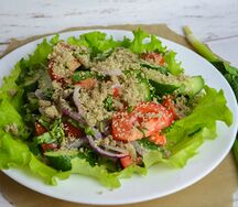 Салат овощной по грузински