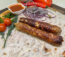 Люля-кебаб из говядины и свинины