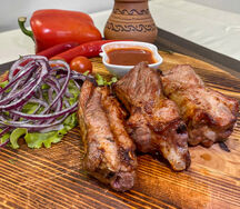 Шашлык из свиных ребер