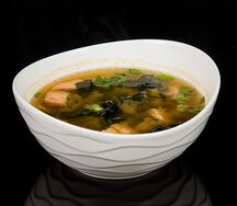 Суп Мисо с лососем