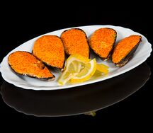 Мидии запеченные