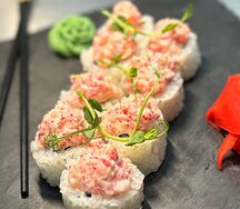 Фудзи лосось и креветка