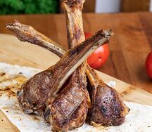 Шашлык из бараньей корейки