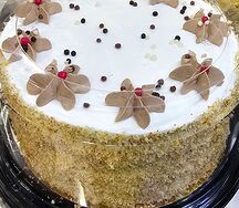 Торт Молочная девочка с брусникой