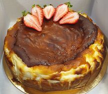 Чизкейк Баскский Сан-Себастьян сырный