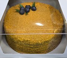 Медовик с заварным кремом