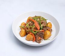 Баранина с луком