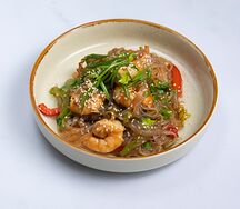 Удон с креветками