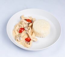 Курица с грибами