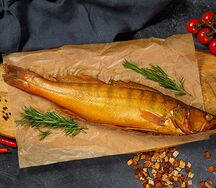 Судак горячего копчения