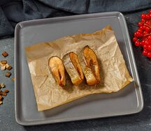 Стейки форели горячего копчения