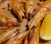 Креветки жареные 