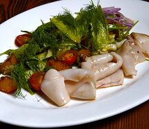 Кальмары на гриле