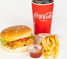 Читыр бургер Large комбо