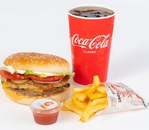 Монстр бургер комбо