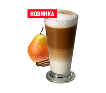 Кофе Латте со вкусом груши с корицей большой