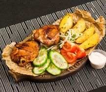Шашлык из куриных бедрышек