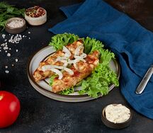 Люля-кебаб из курицы с грибами и сыром